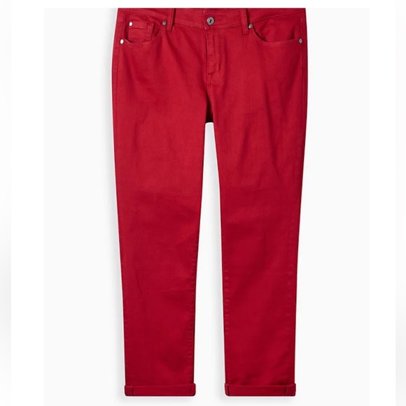 Torrid BOYFRIEND STRAIGHT VINTAGE STRETCH MID-RISE JEAN - Picture 6 of 6